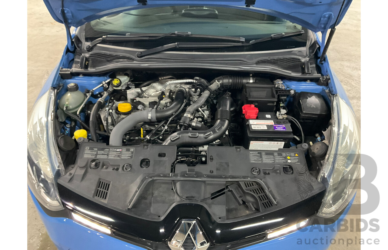 11/2015 Renault Clio Expression X98 5D Hatchback Blue Turbo 1.2L