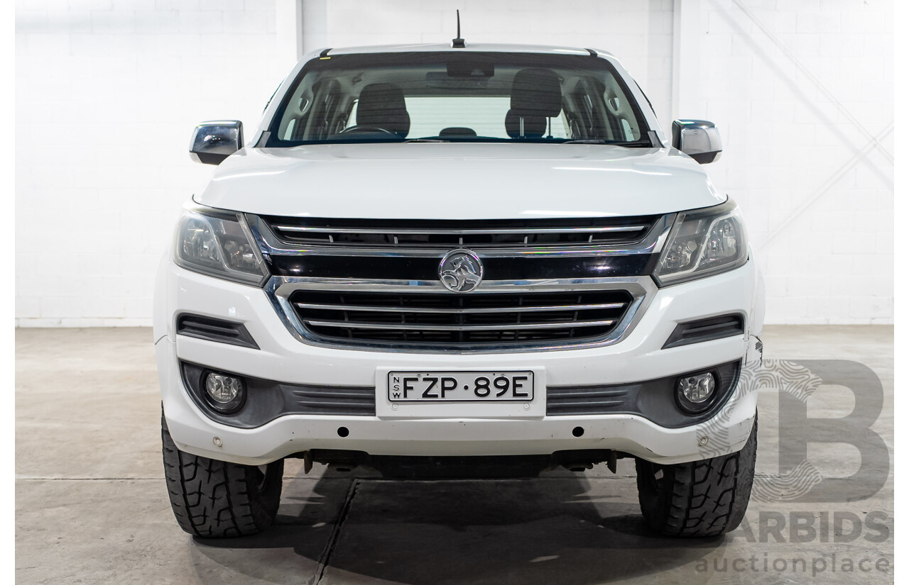 10/2016 Holden Colorado LTZ (4x4) RG MY17 Crew Cab P/Up White Turbo Diesel 2.8L