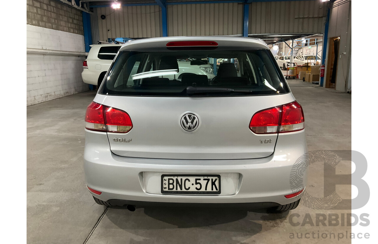 01/2010 Volkswagen Golf 77 TDI Trendline 1K MY10 5D Hatchback Silver Turbo Diesel 1.6L