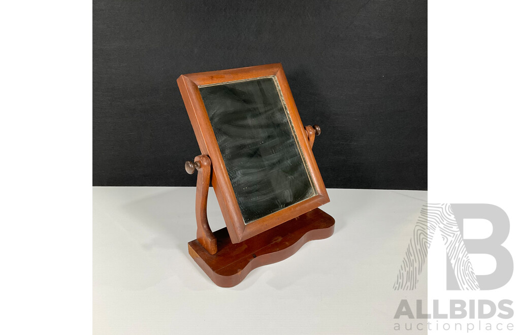 Vintage Timber Shaving Mirror