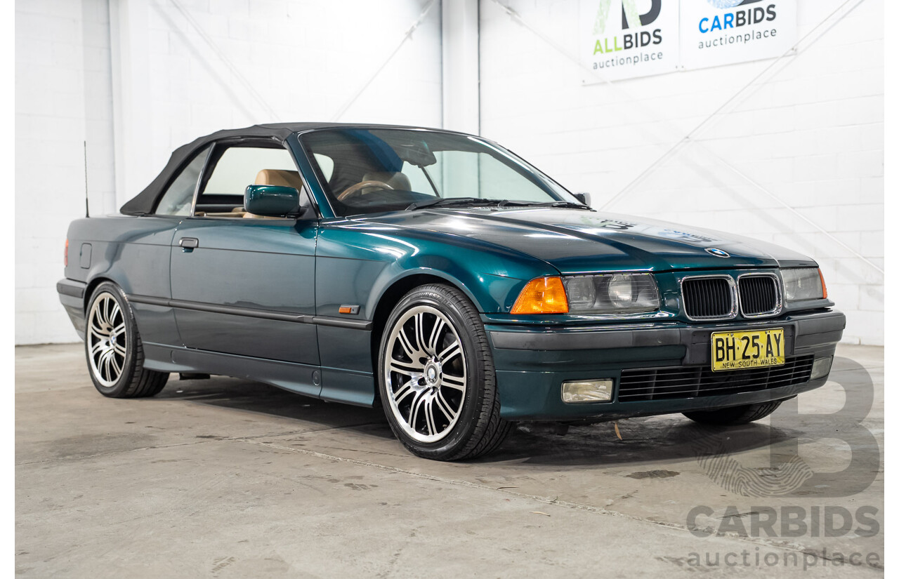 06/1996 BMW 328i E36 2d Convertible Bostongruen Green Metallic 2.8L