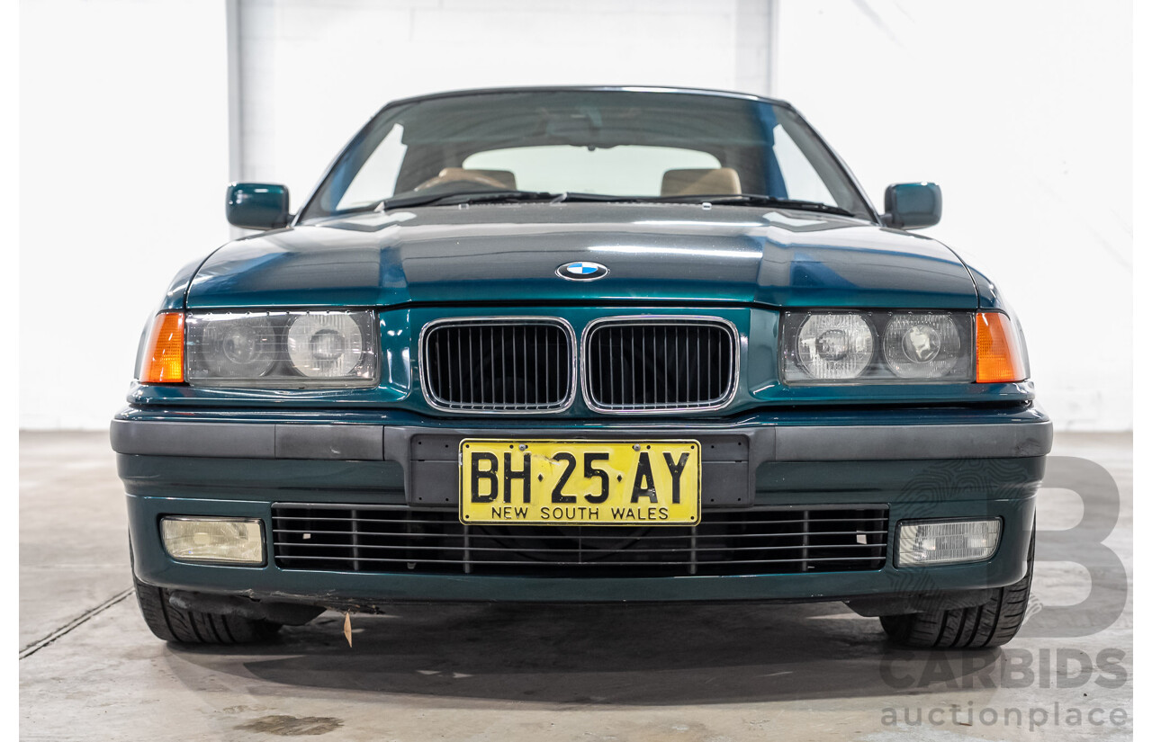06/1996 BMW 328i E36 2d Convertible Bostongruen Green Metallic 2.8L