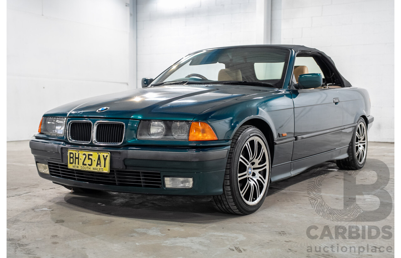 06/1996 BMW 328i E36 2d Convertible Bostongruen Green Metallic 2.8L