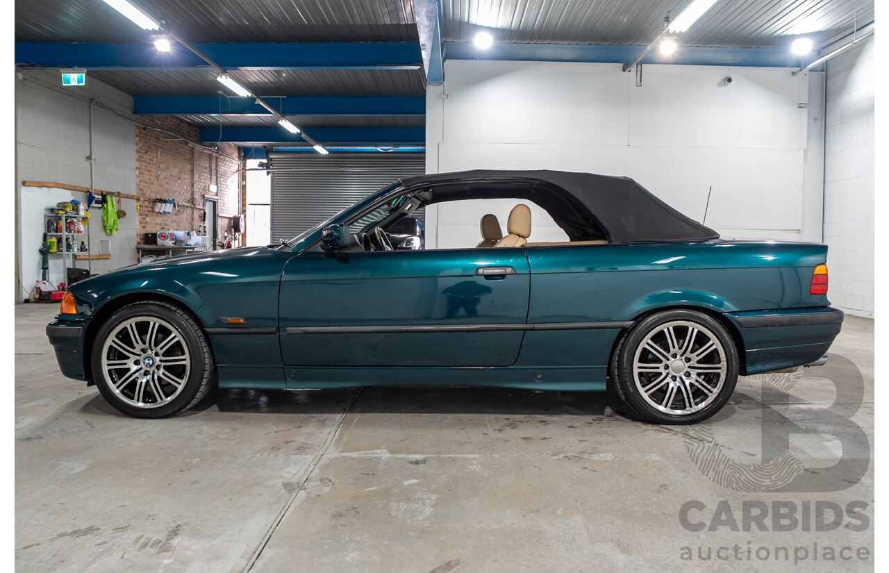 06/1996 BMW 328i E36 2d Convertible Bostongruen Green Metallic 2.8L
