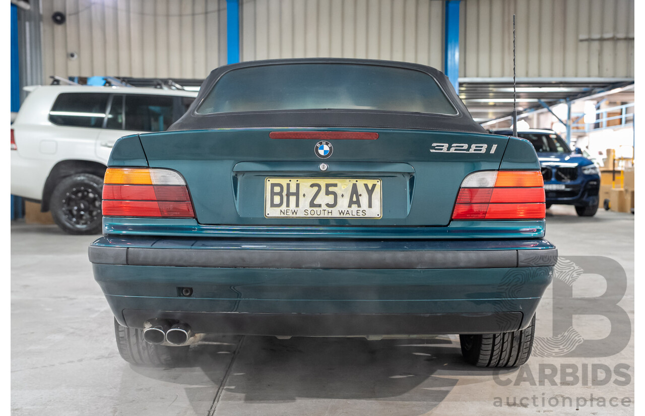 06/1996 BMW 328i E36 2d Convertible Bostongruen Green Metallic 2.8L