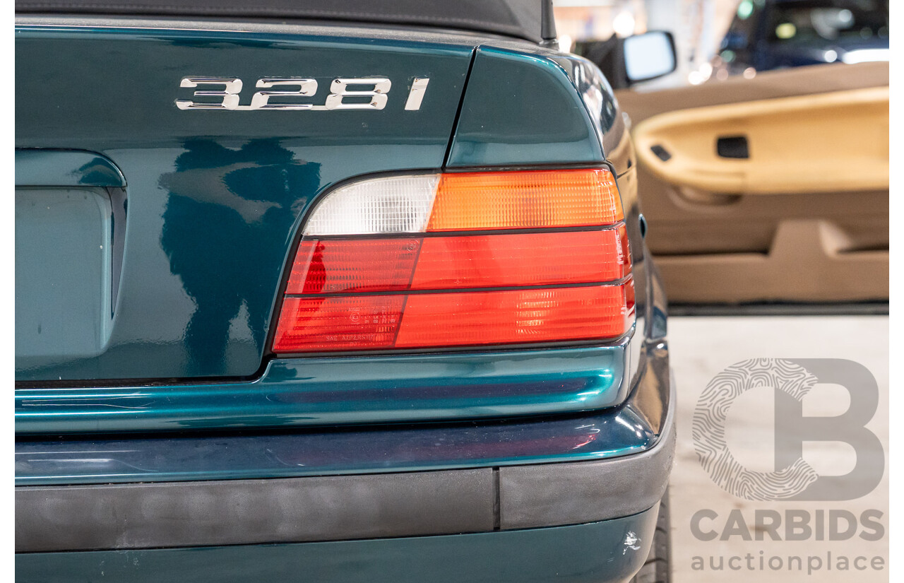 06/1996 BMW 328i E36 2d Convertible Bostongruen Green Metallic 2.8L