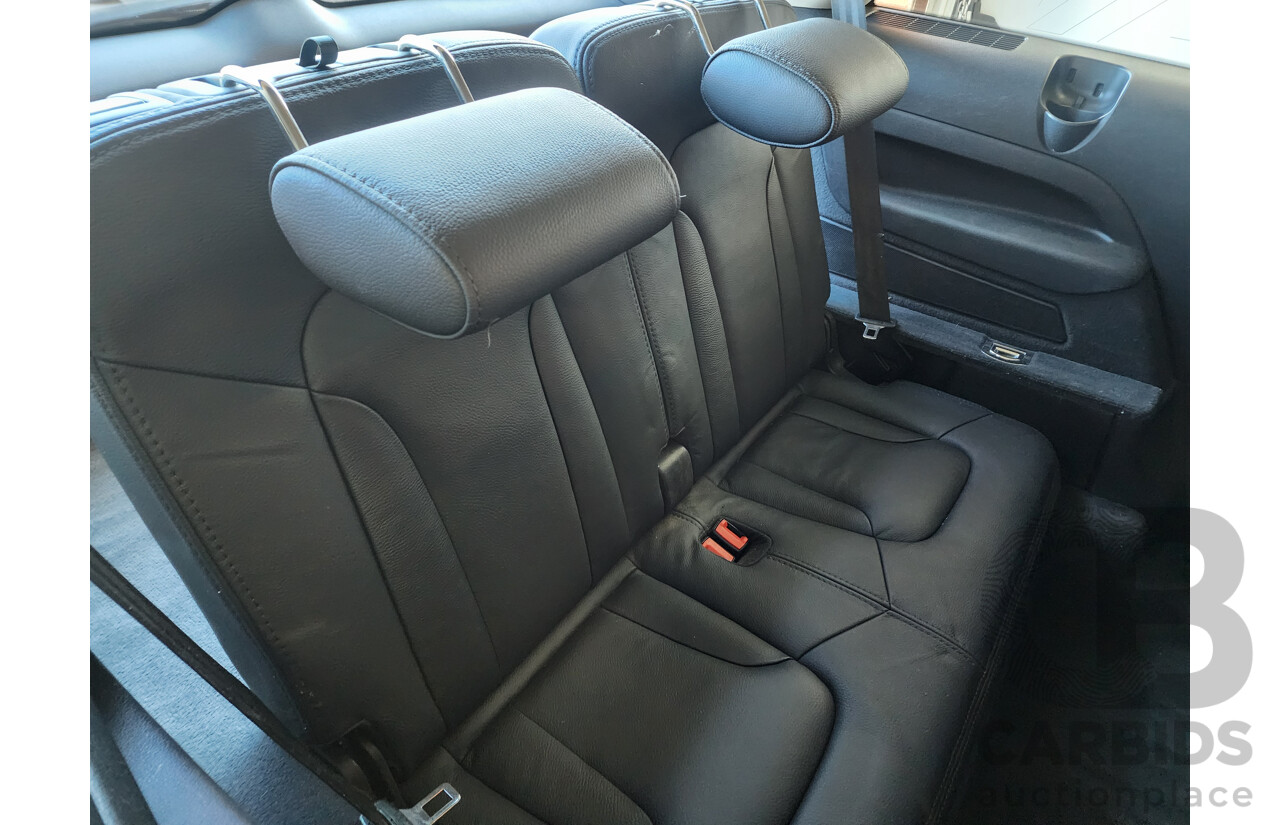 04/2011 Audi Q7 3.0 TDI Quattro MY11 4d Wagon White 3.0L