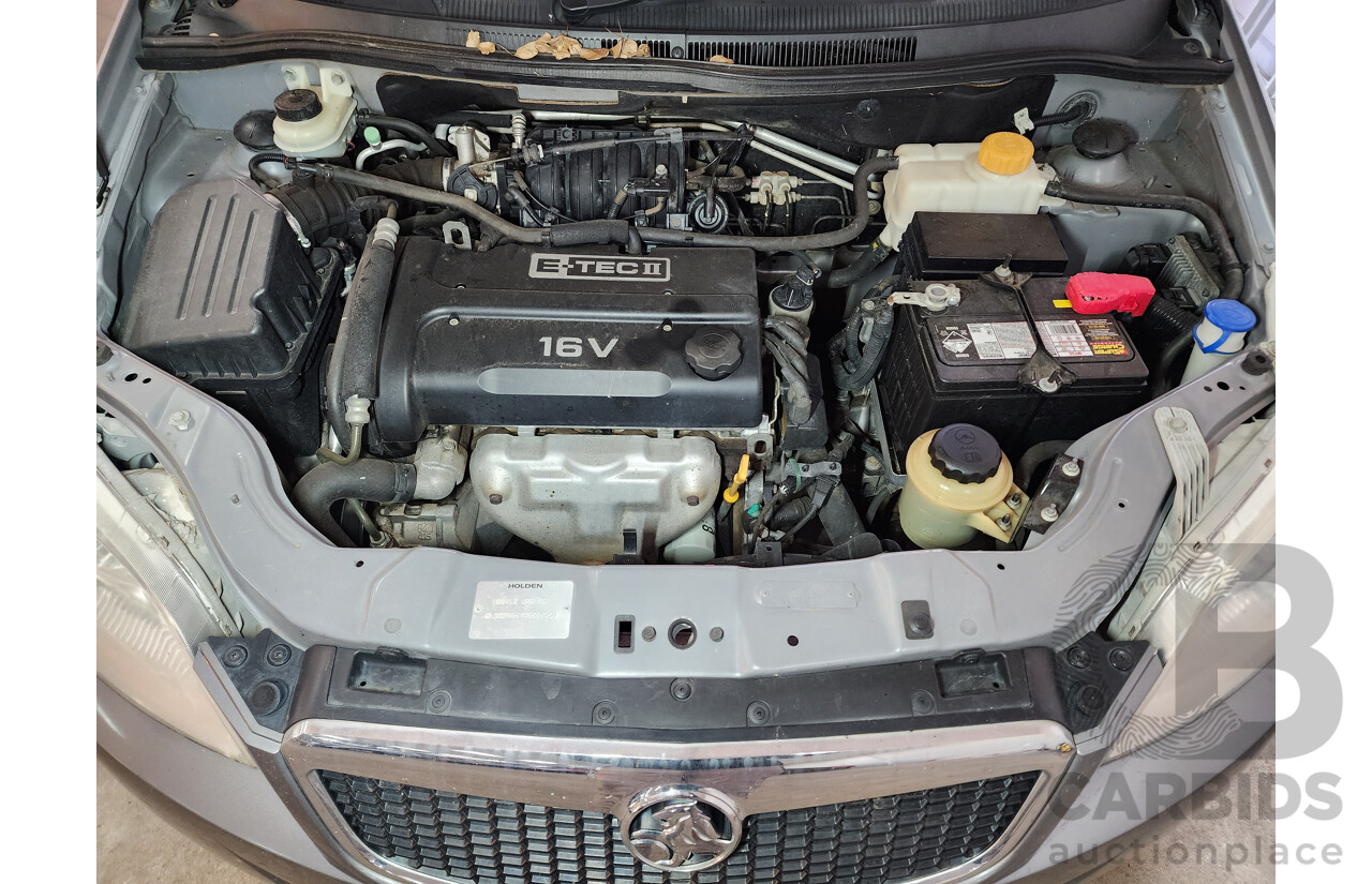 06/2009 Holden Barina  TK MY09 3d Hatchback Grey 1.6L