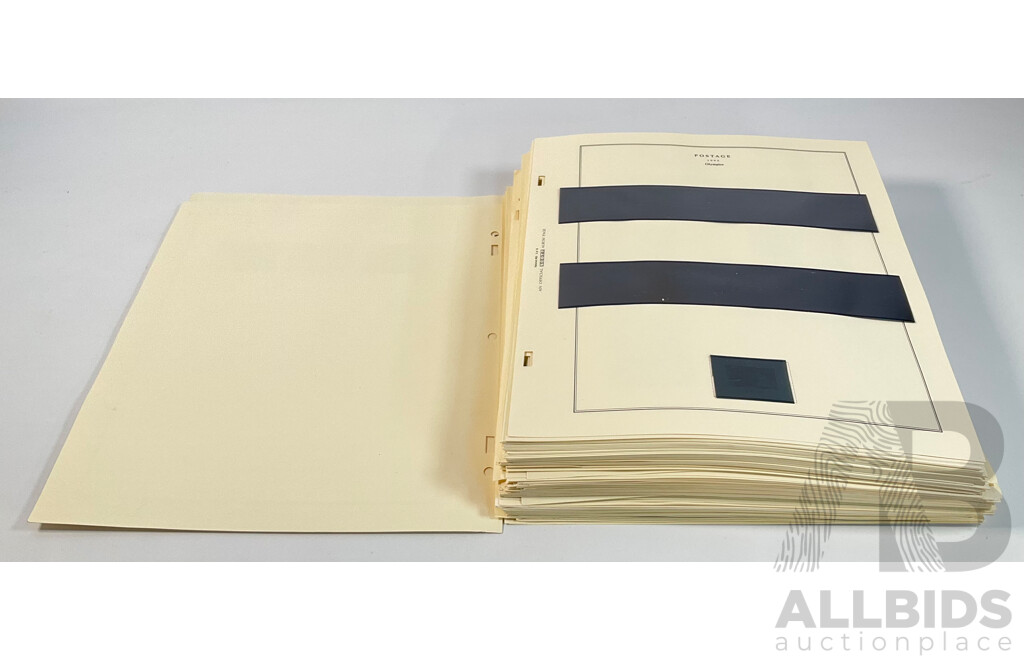 Official Scott USA Hingeless Stamp Album Pages Spanning 1992 to 2008 - Approximately 180 Pages