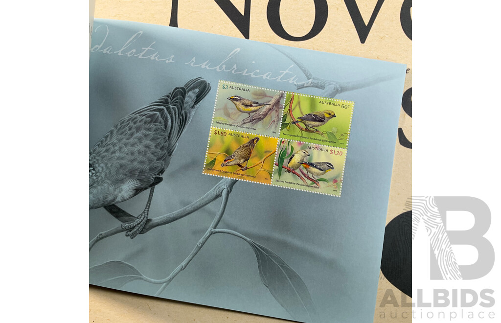 Thirteen Australian Prestige Stamp Booklets Including Australian Birds, Shining Lights, Novel Lives, Diva, Barry Humphries, Trailblazers and More - Face Value Approximately $99
