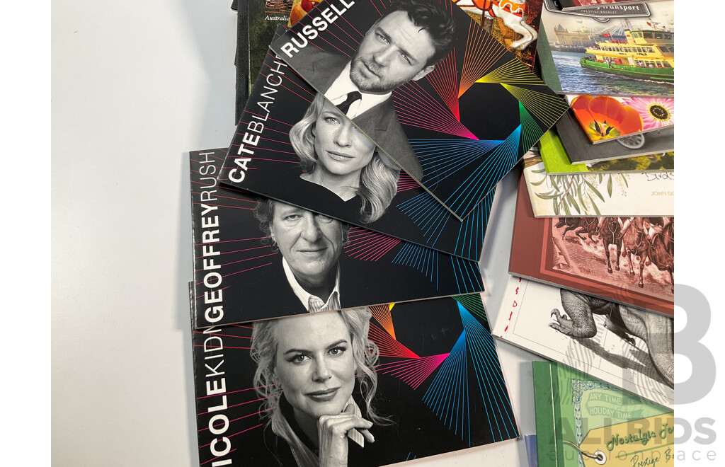 Eighty One Australian Mint Stamp Prestige and Souvenir Booklets and Packs Including Royal Tour Jubilee, Classic Toys, Geoffrey Rush, Nostalgic Tourism, World Cup 2003 and More - Face Value Approximately $850
