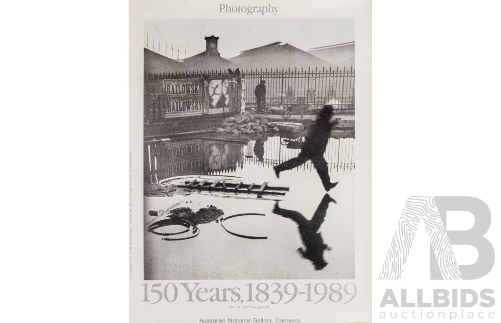 150 Years, 1839-1939, The Art of Photography at the Australian National Gallery, Advertisting Poster, 80H x 60W cm