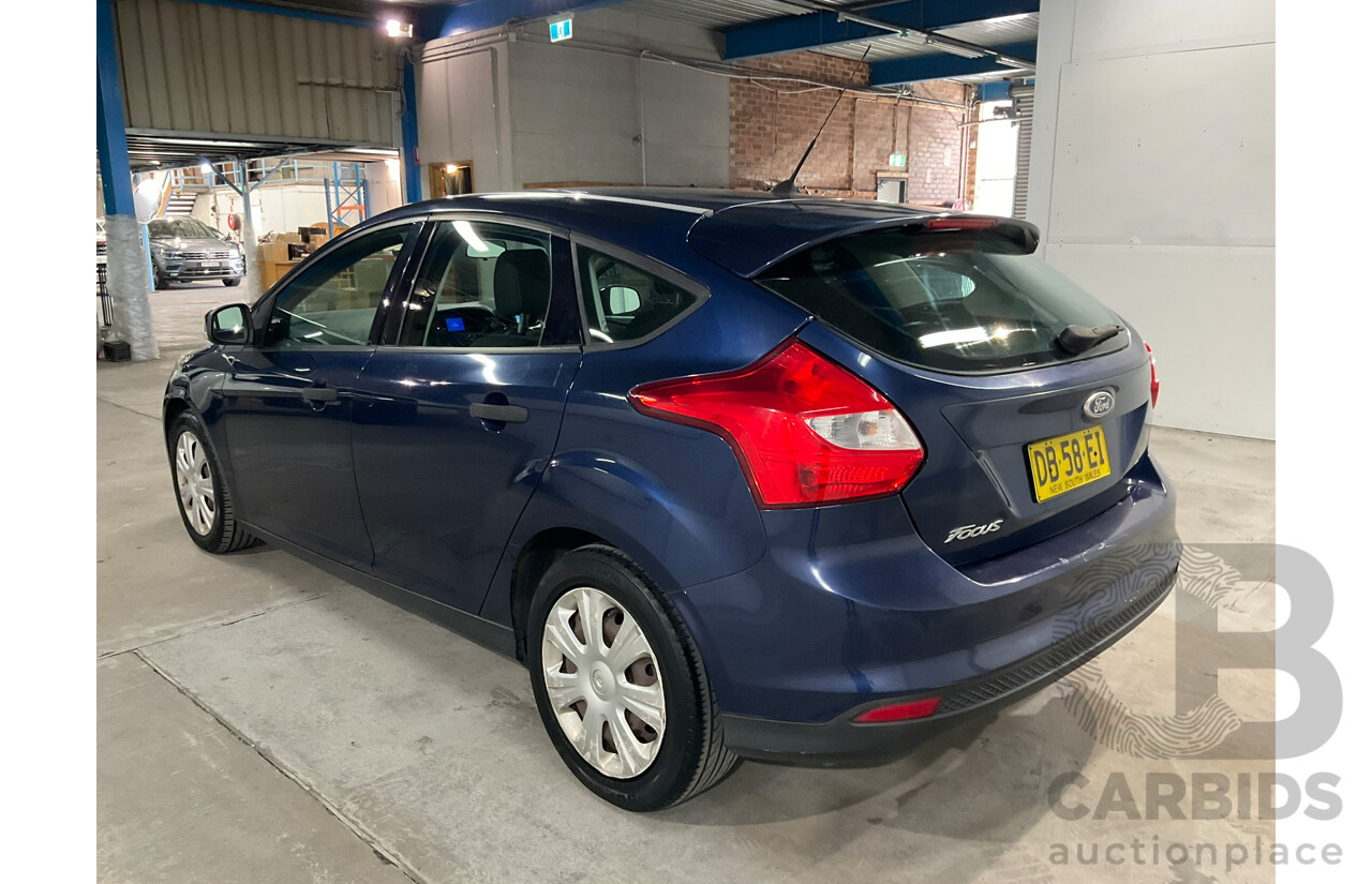 01/2012 Ford Focus Ambiente LW 5D Hatchback Blue 1.6L