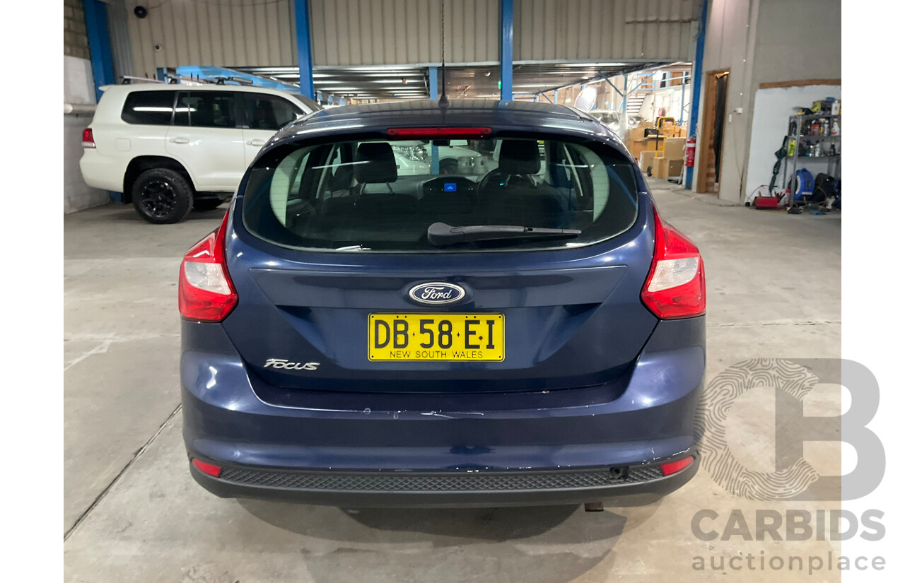01/2012 Ford Focus Ambiente LW 5D Hatchback Blue 1.6L