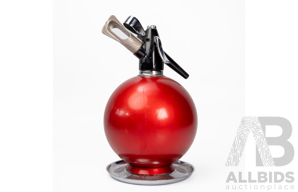 Mid-Century Modern Globemaster Soda Syphon Made by British Company Sparklets, 28H x 18W x 18D cm (dimensions Box)