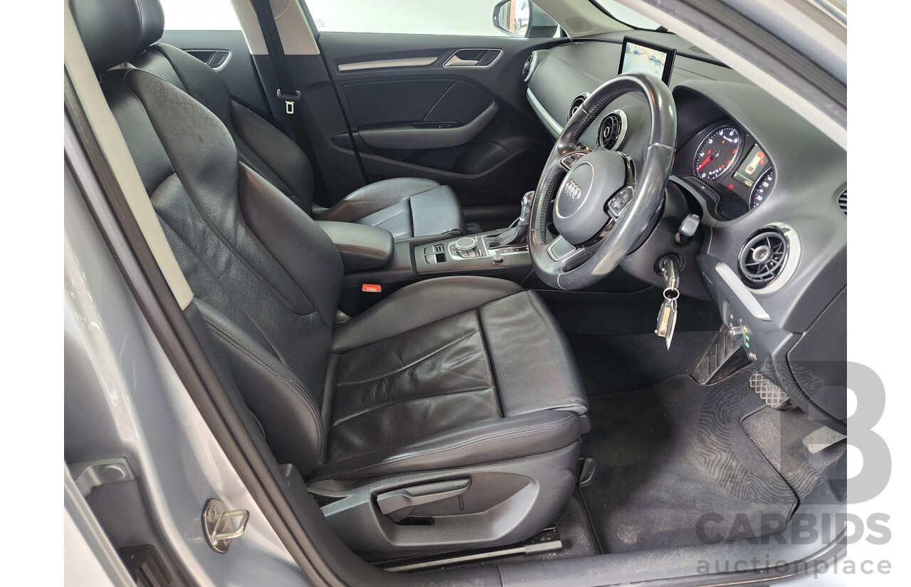 06/2015 Audi A3 Sportback 1.8 TFSI Ambition 8V MY15 5d Hatchback Silver 1.8L