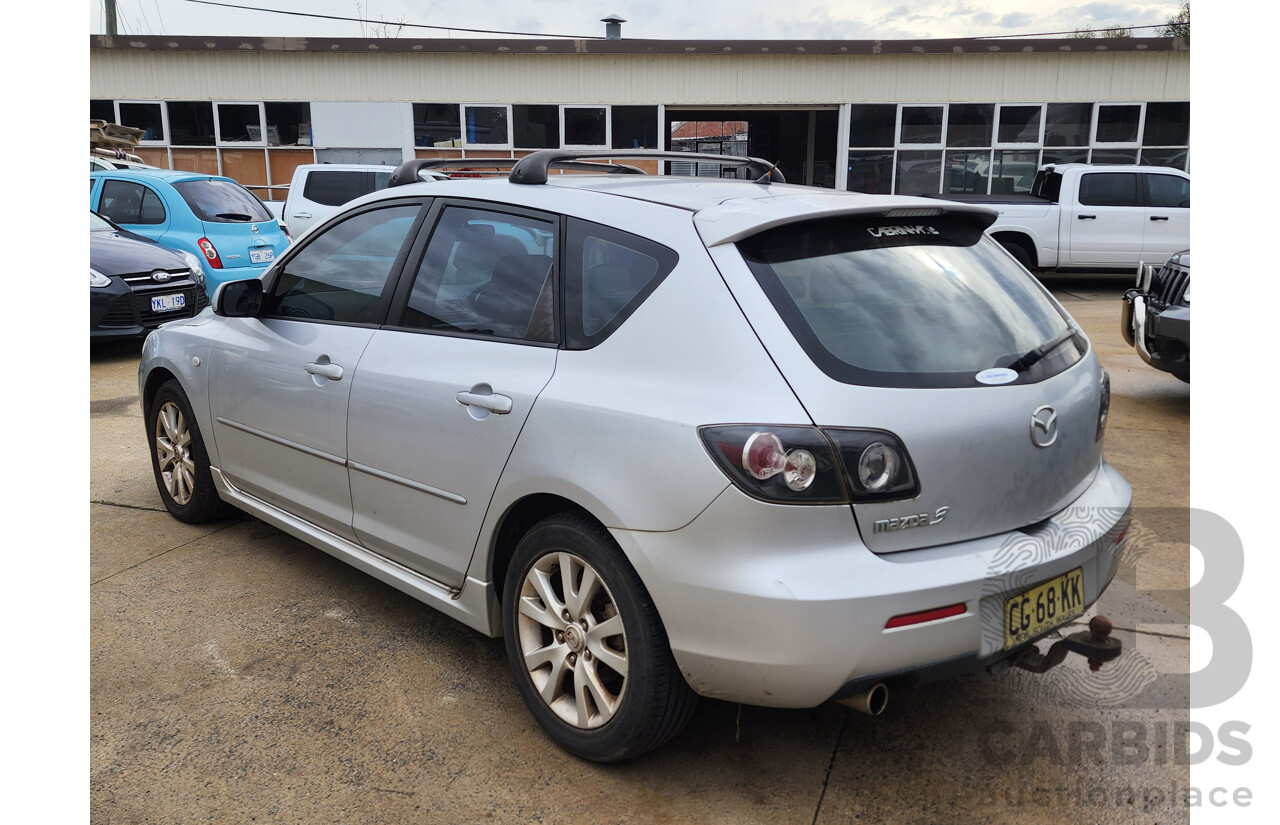 08/2007 Mazda Mazda3 MAXX Sport BK MY06 UPGRADE 5d Hatchback Silver 2.0L