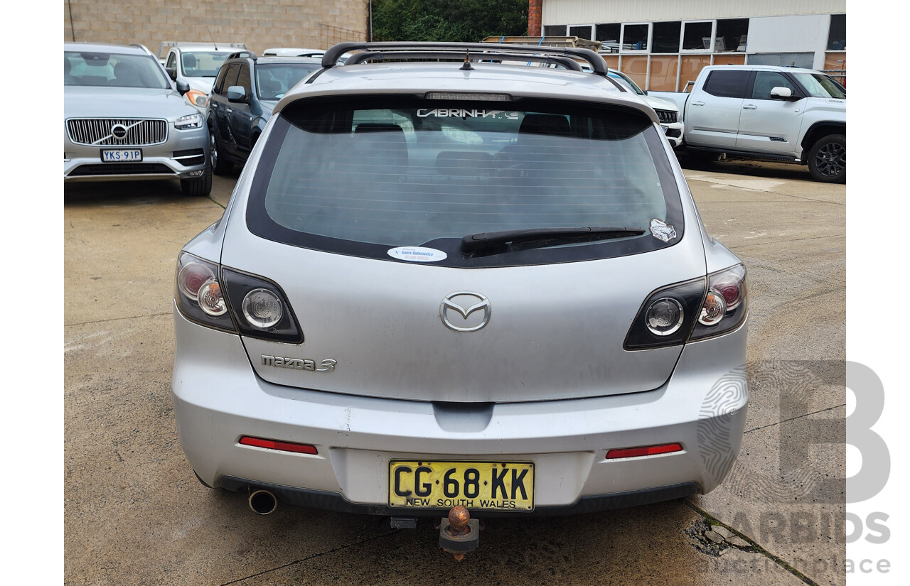 08/2007 Mazda Mazda3 MAXX Sport BK MY06 UPGRADE 5d Hatchback Silver 2.0L