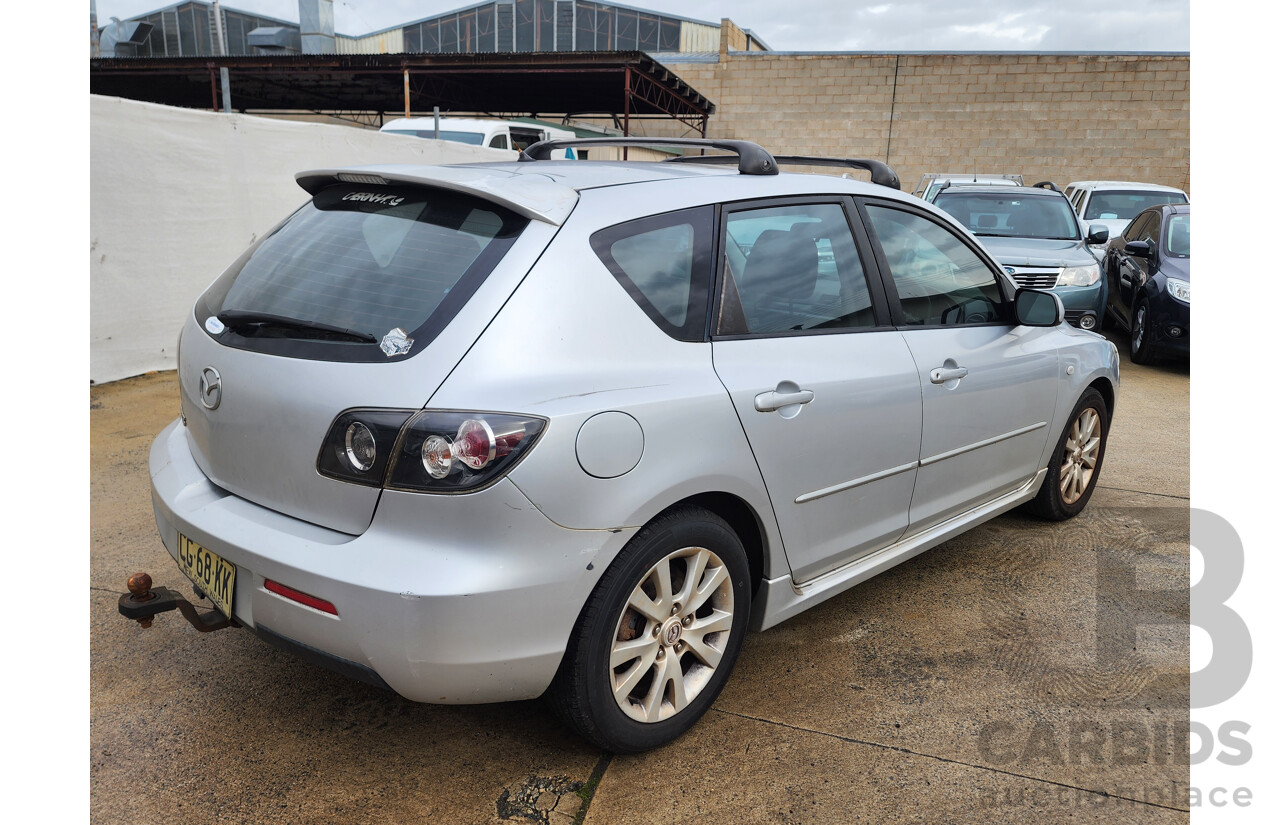 08/2007 Mazda Mazda3 MAXX Sport BK MY06 UPGRADE 5d Hatchback Silver 2.0L