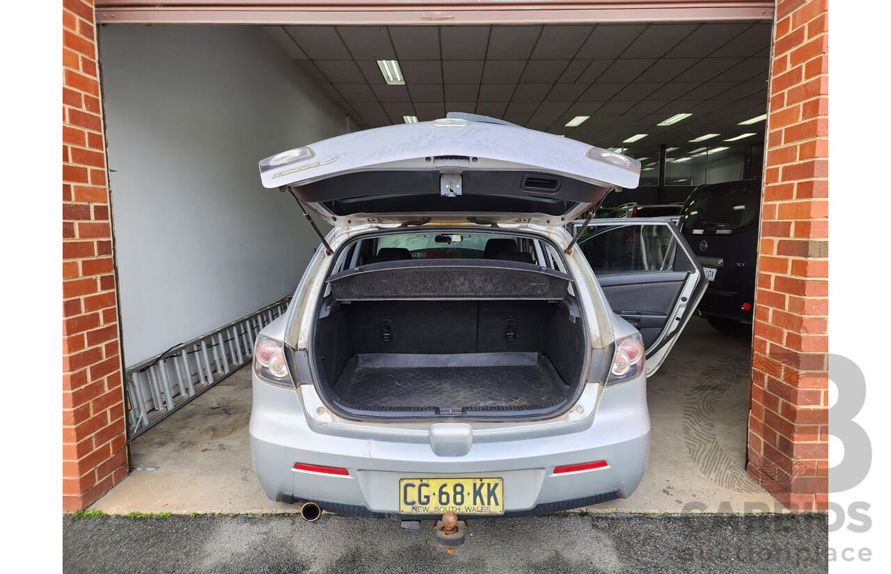 08/2007 Mazda Mazda3 MAXX Sport BK MY06 UPGRADE 5d Hatchback Silver 2.0L