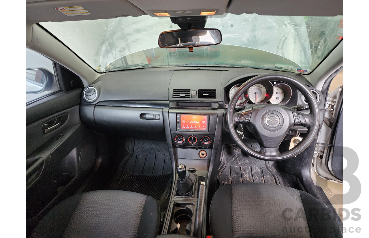 08/2007 Mazda Mazda3 MAXX Sport BK MY06 UPGRADE 5d Hatchback Silver 2.0L
