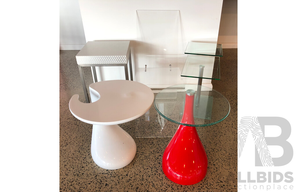 Comtemporary Side Tables Lot of 5