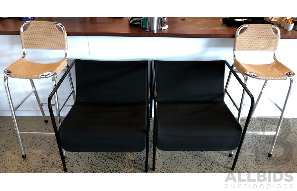 Occasional Chairs + Stools - Lot of 8