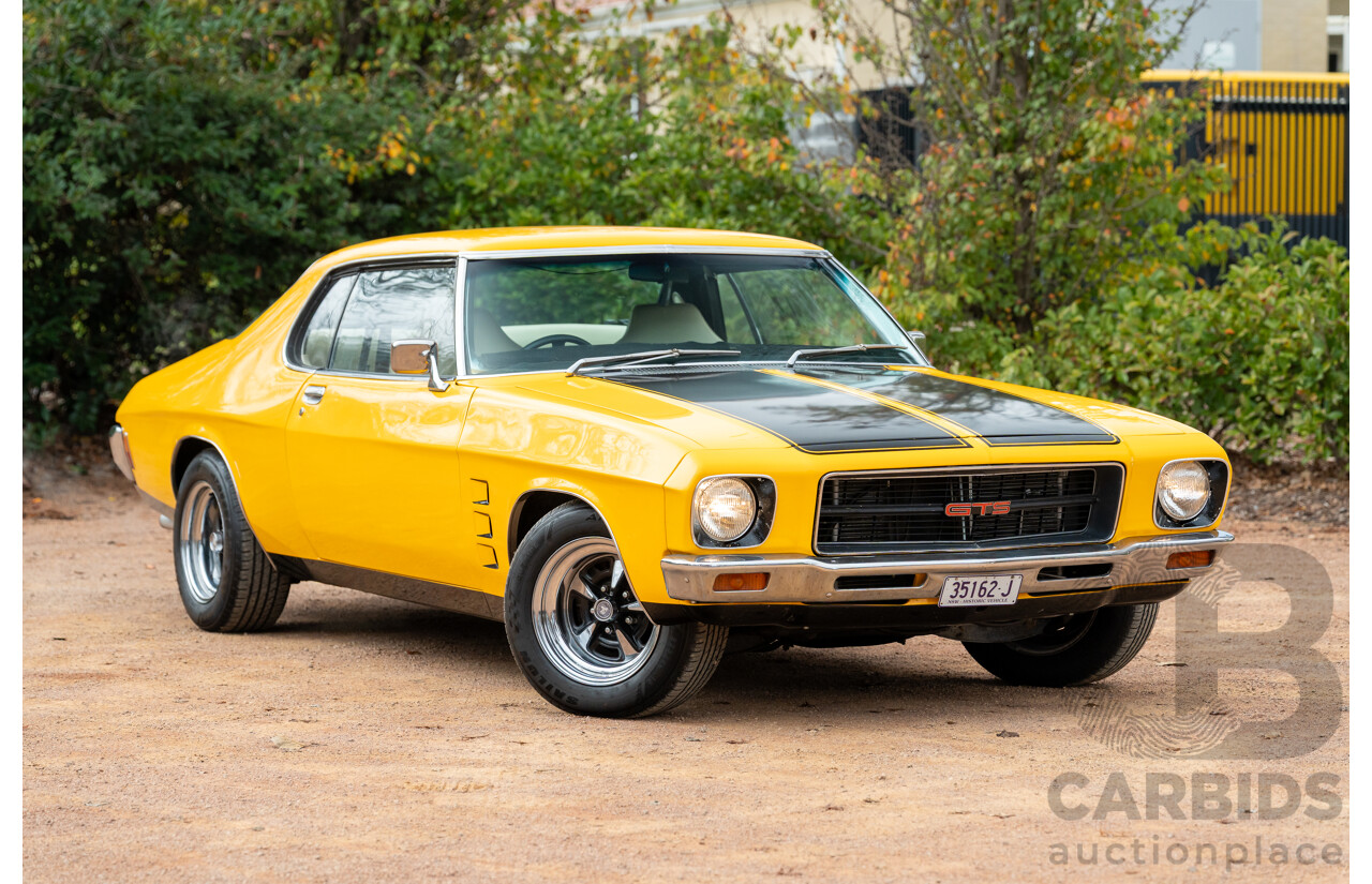 11/1973 Holden HQ Monaro LS 2d Coupe Yellow / Black LS1 V8 5.7L - Modified