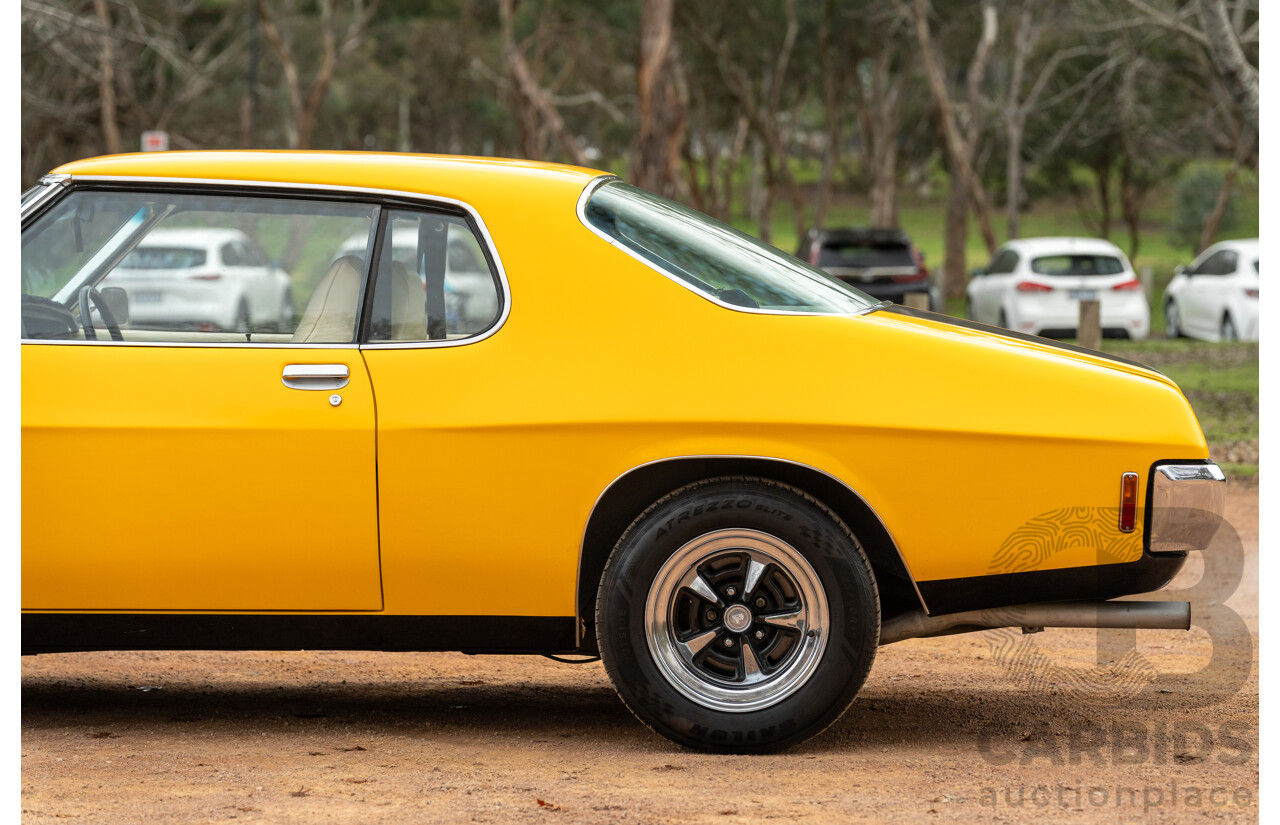 11/1973 Holden HQ Monaro LS 2d Coupe Yellow / Black LS1 V8 5.7L - Modified