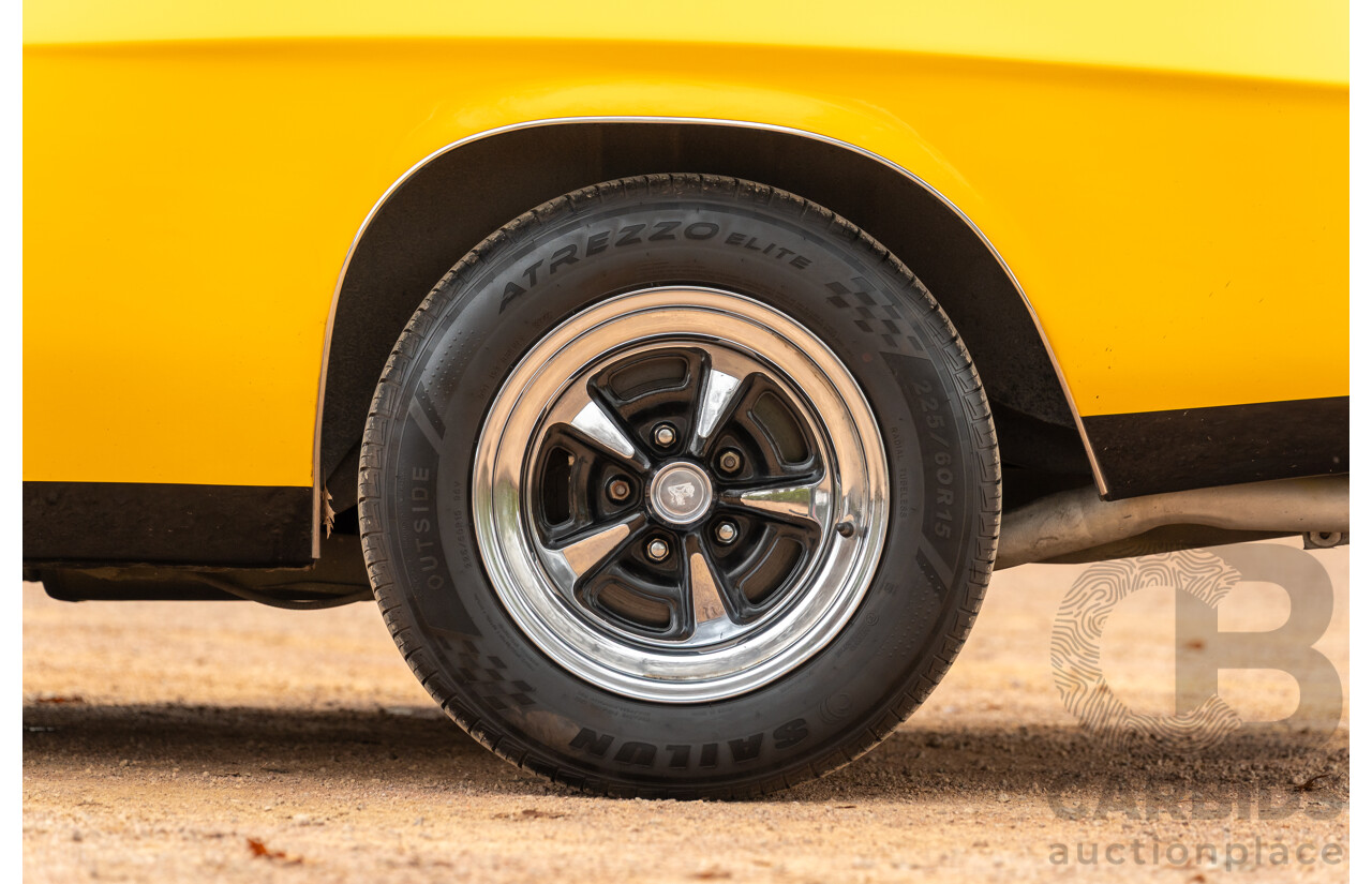 11/1973 Holden HQ Monaro LS 2d Coupe Yellow / Black LS1 V8 5.7L - Modified