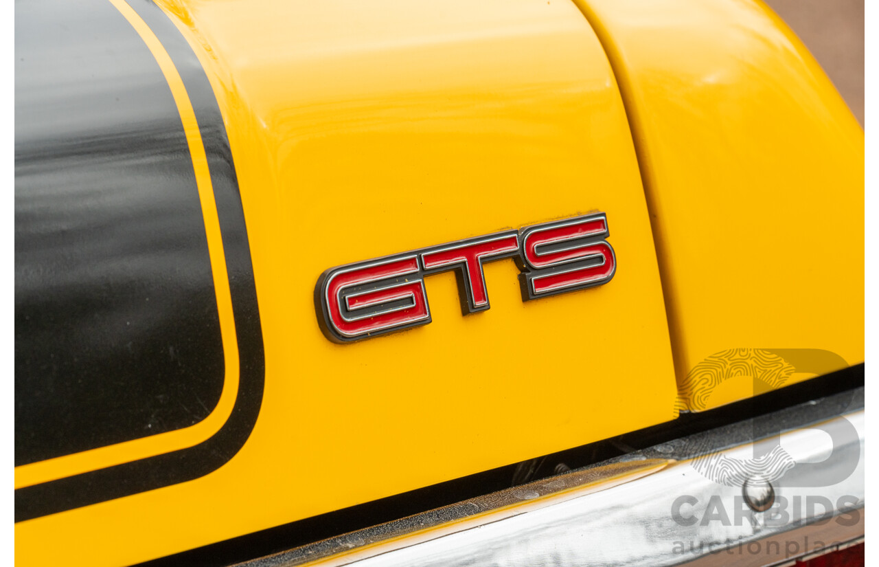 11/1973 Holden HQ Monaro LS 2d Coupe Yellow / Black LS1 V8 5.7L - Modified