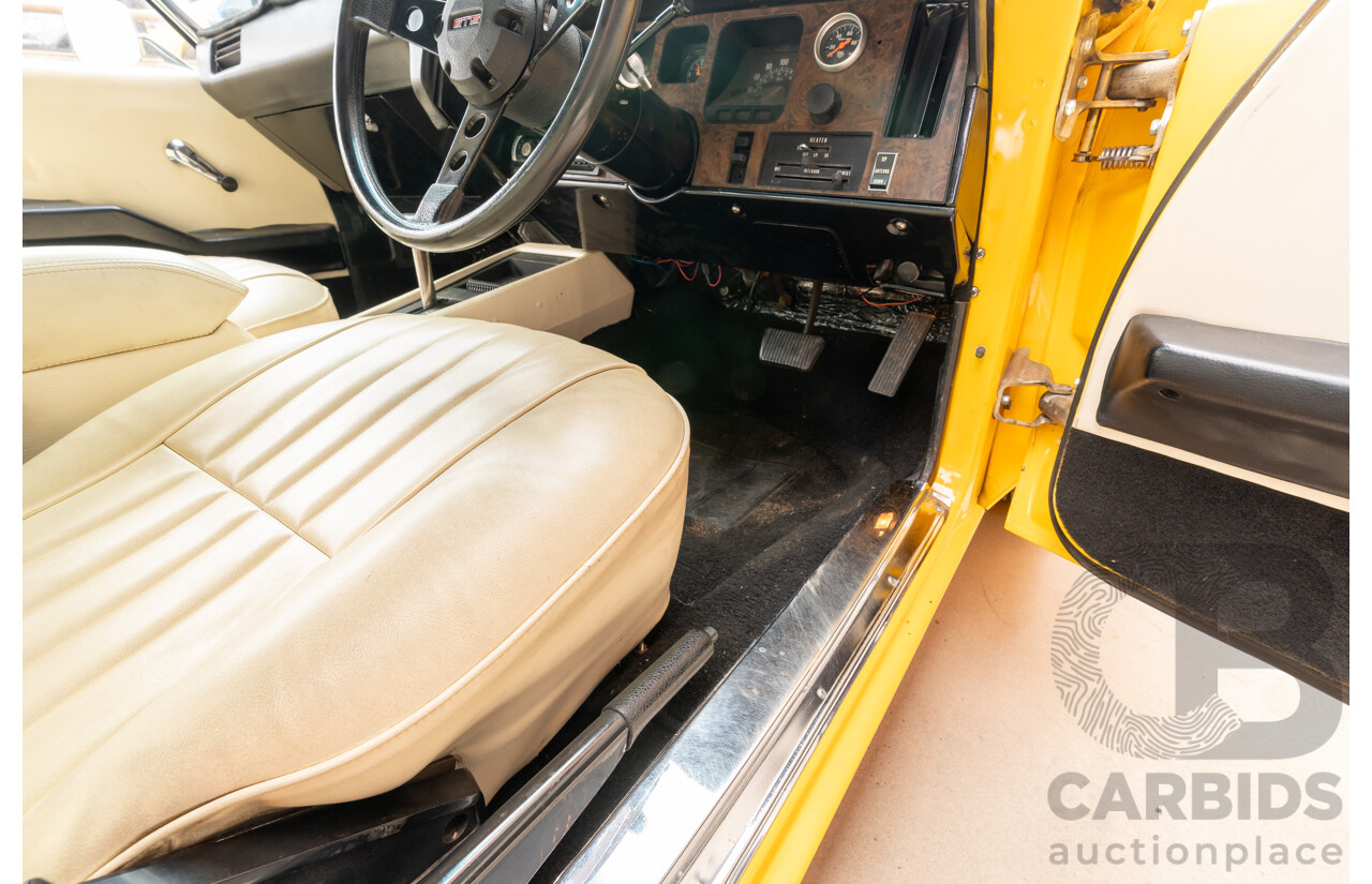 11/1973 Holden HQ Monaro LS 2d Coupe Yellow / Black LS1 V8 5.7L - Modified