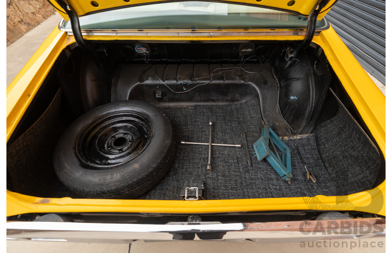 11/1973 Holden HQ Monaro LS 2d Coupe Yellow / Black LS1 V8 5.7L - Modified