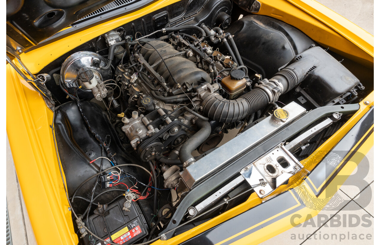 11/1973 Holden HQ Monaro LS 2d Coupe Yellow / Black LS1 V8 5.7L - Modified