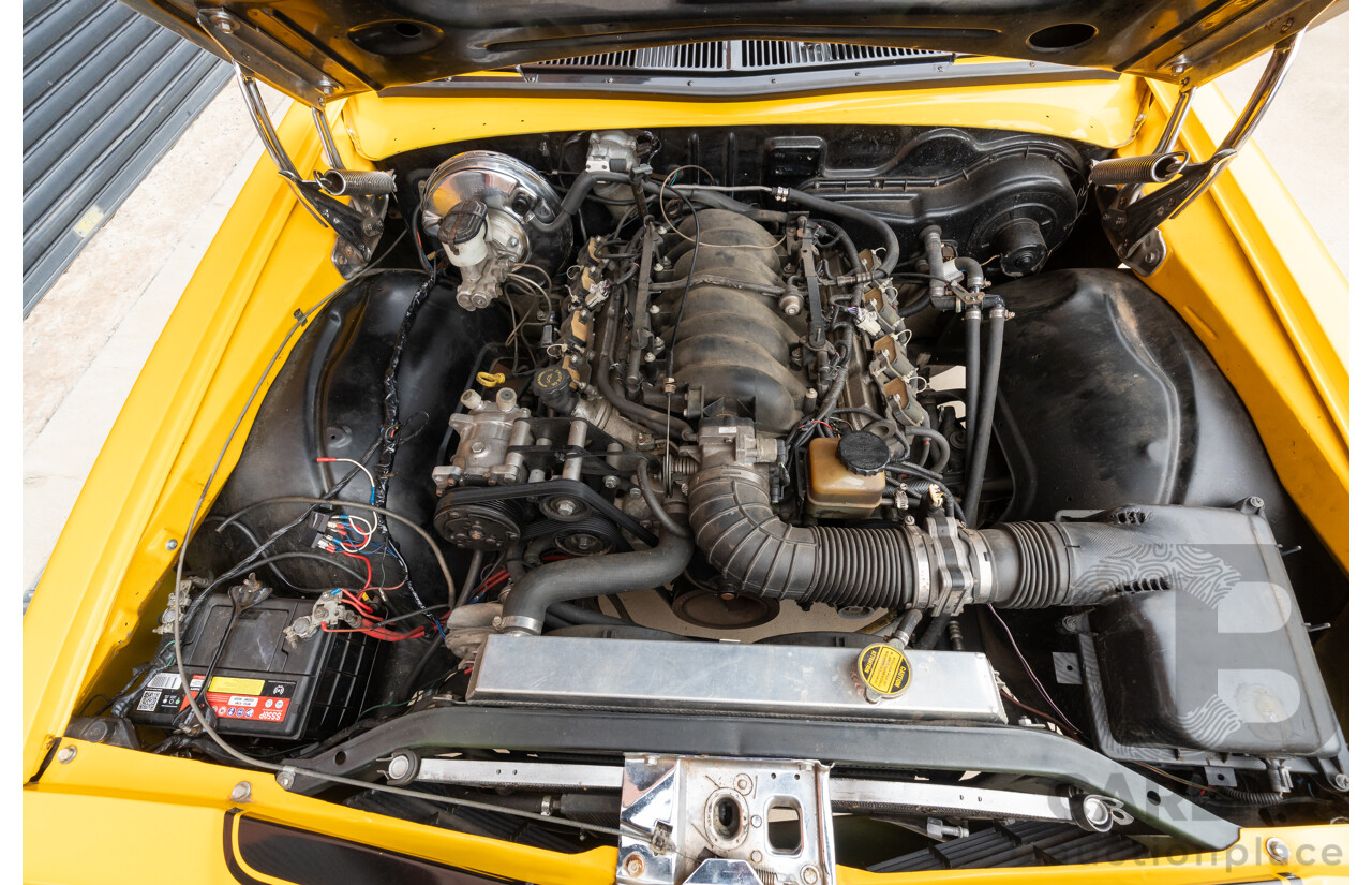 11/1973 Holden HQ Monaro LS 2d Coupe Yellow / Black LS1 V8 5.7L - Modified