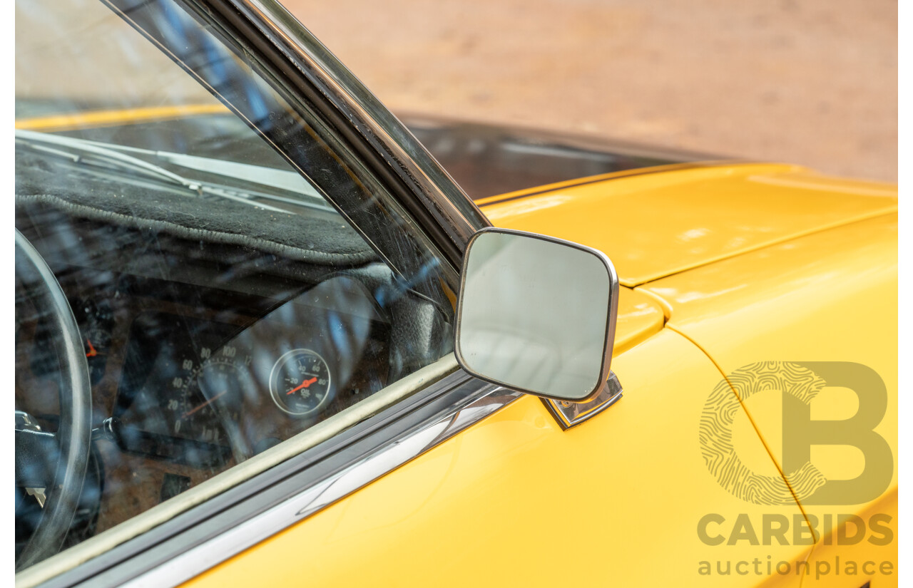 11/1973 Holden HQ Monaro LS 2d Coupe Yellow / Black LS1 V8 5.7L - Modified