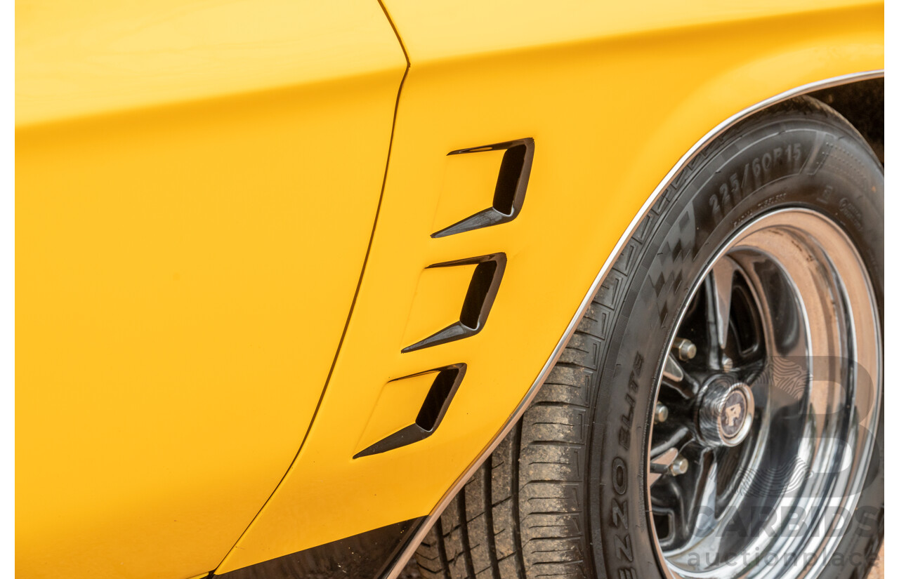 11/1973 Holden HQ Monaro LS 2d Coupe Yellow / Black LS1 V8 5.7L - Modified