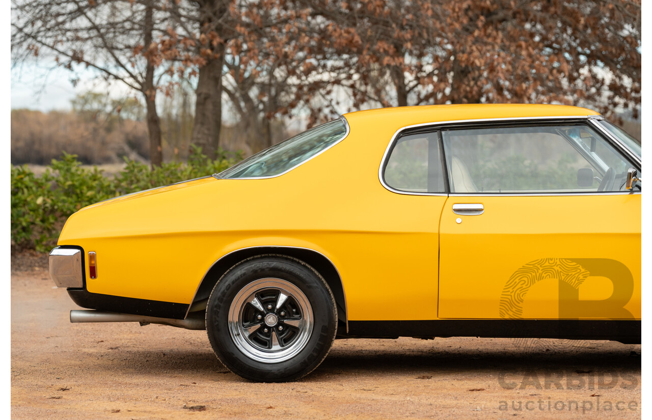 11/1973 Holden HQ Monaro LS 2d Coupe Yellow / Black LS1 V8 5.7L - Modified