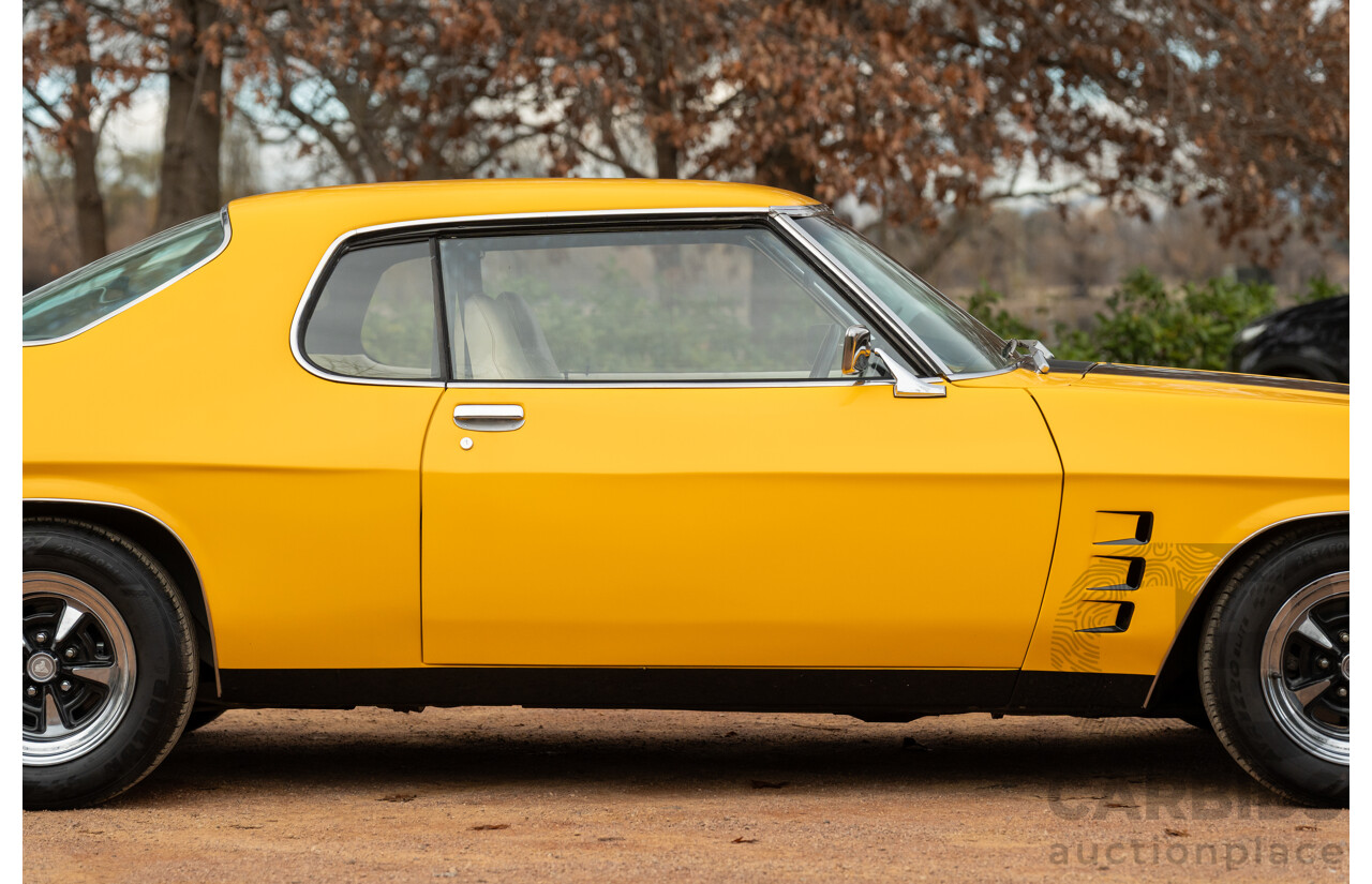 11/1973 Holden HQ Monaro LS 2d Coupe Yellow / Black LS1 V8 5.7L - Modified