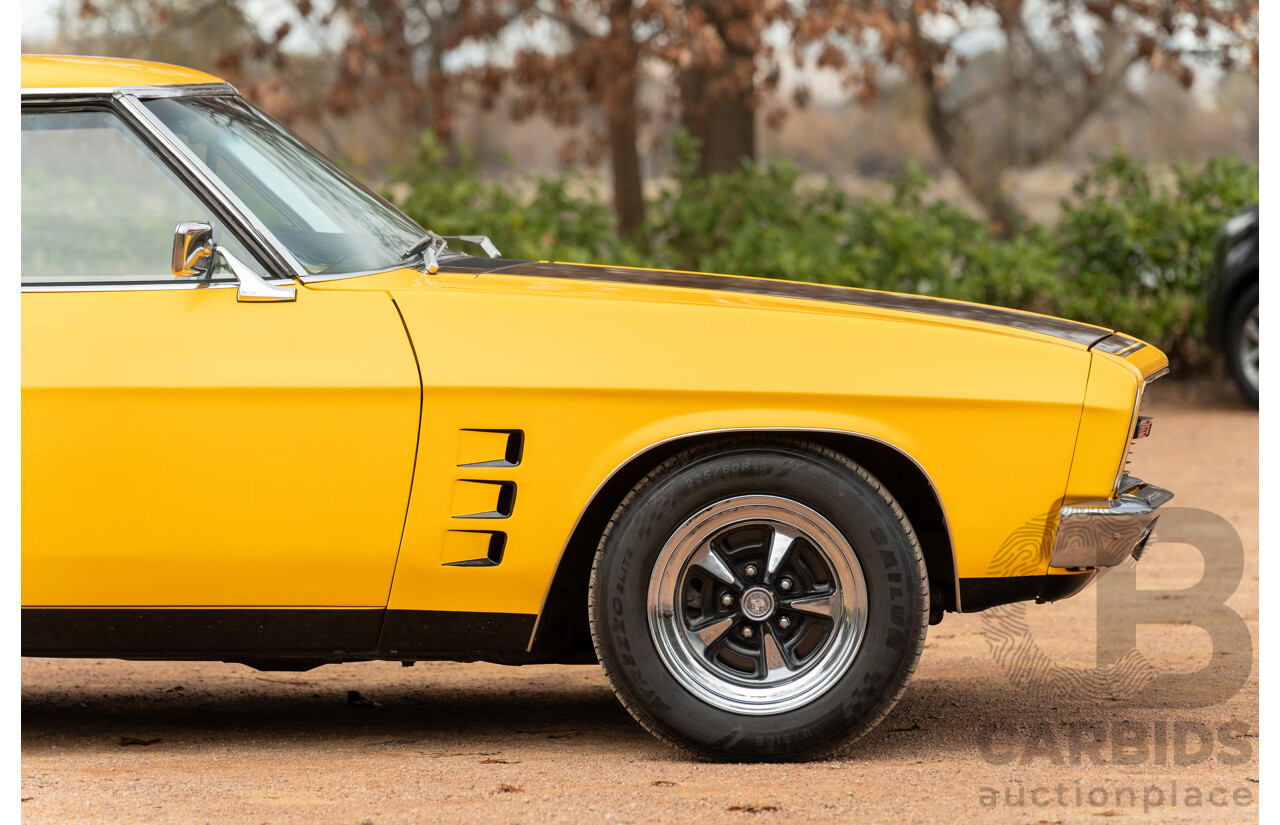 11/1973 Holden HQ Monaro LS 2d Coupe Yellow / Black LS1 V8 5.7L - Modified