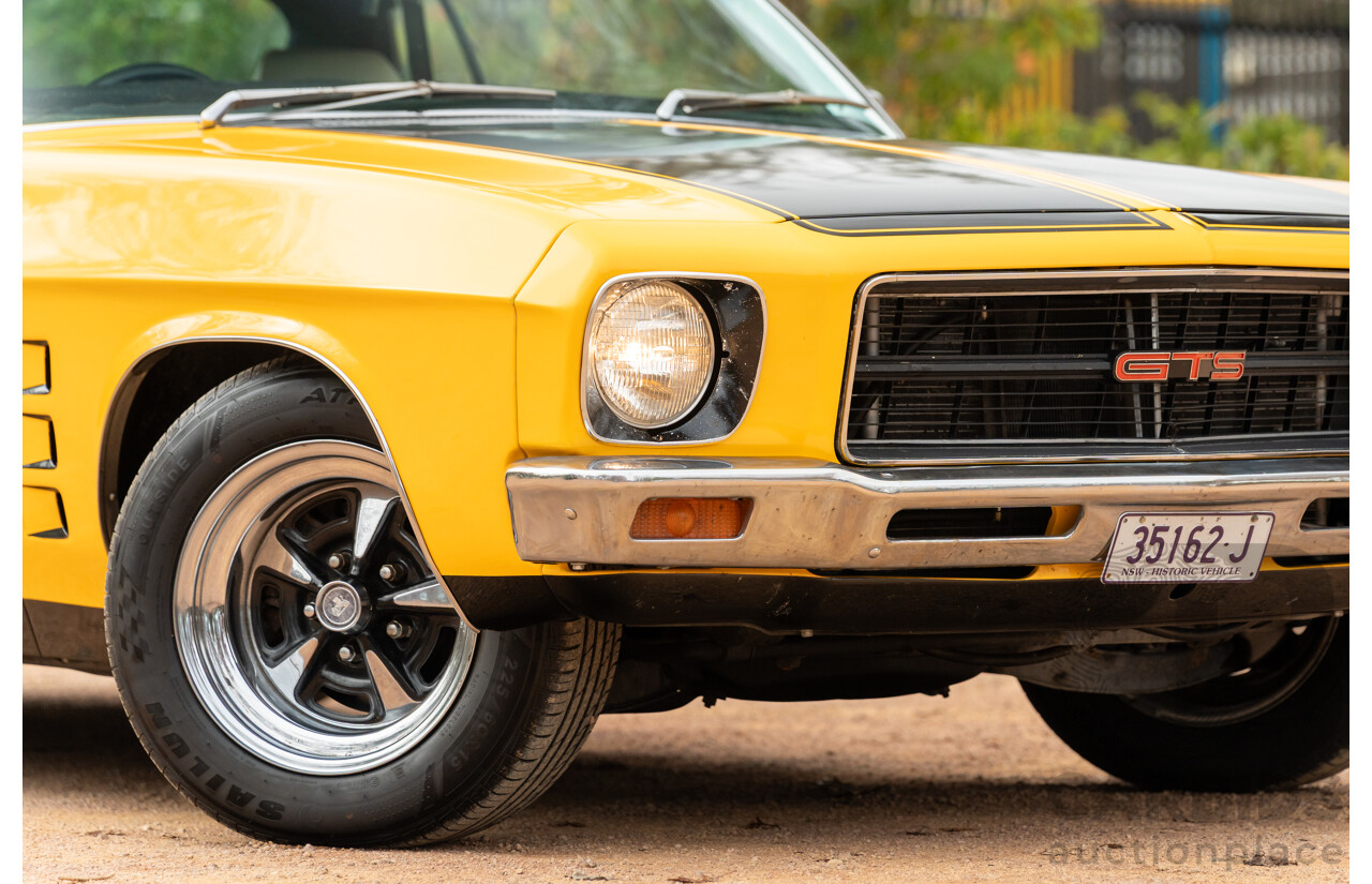 11/1973 Holden HQ Monaro LS 2d Coupe Yellow / Black LS1 V8 5.7L - Modified