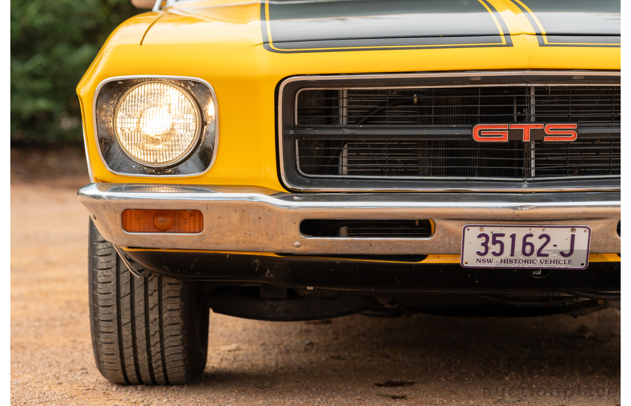 11/1973 Holden HQ Monaro LS 2d Coupe Yellow / Black LS1 V8 5.7L - Modified