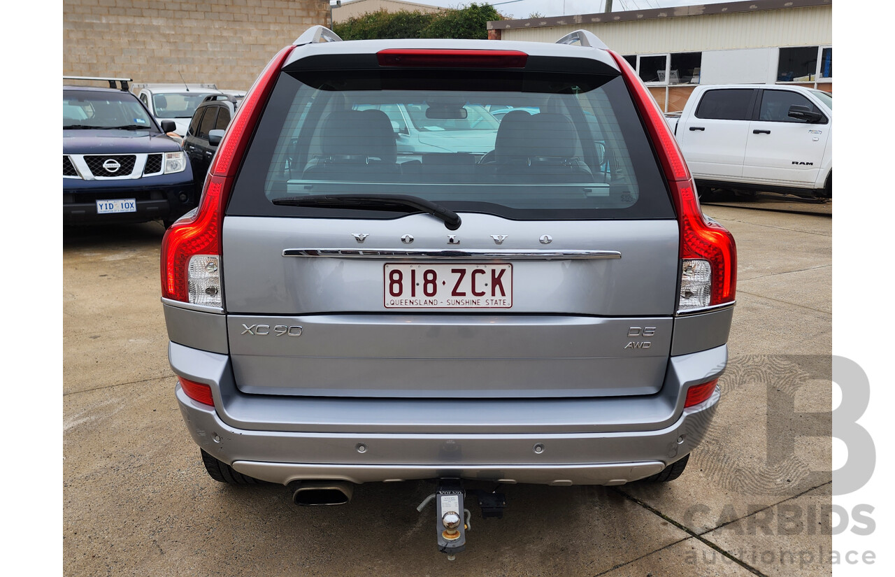 09/2012 Volvo Xc90 D5 Executive MY12 4d Wagon Silver 2.4L