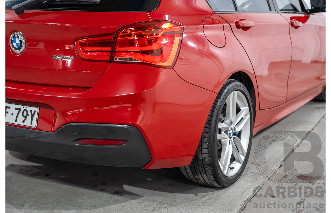 4/2017 BMW 125i M Sport F20 5d Hatchback Melbourne Red Metallic Turbo 2.0L