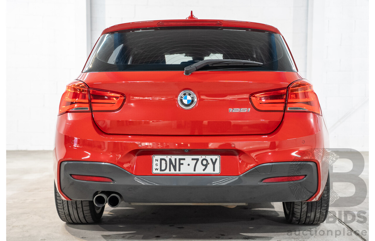 4/2017 BMW 125i M Sport F20 5d Hatchback Melbourne Red Metallic Turbo 2.0L