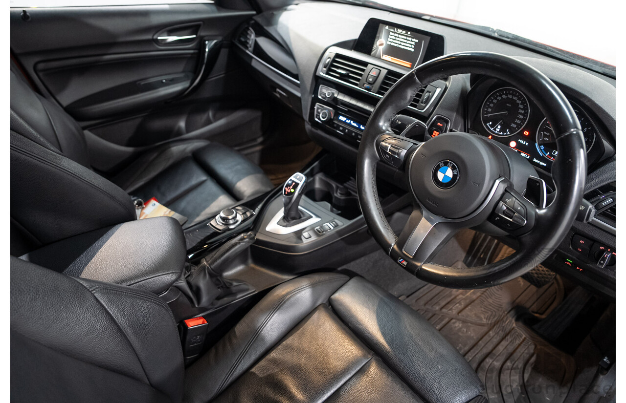 4/2017 BMW 125i M Sport F20 5d Hatchback Melbourne Red Metallic Turbo 2.0L