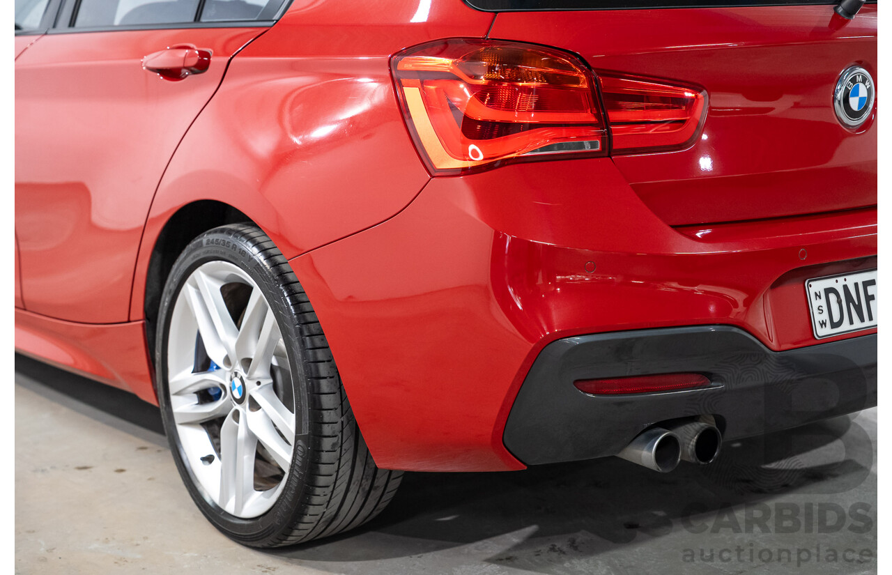 4/2017 BMW 125i M Sport F20 5d Hatchback Melbourne Red Metallic Turbo 2.0L