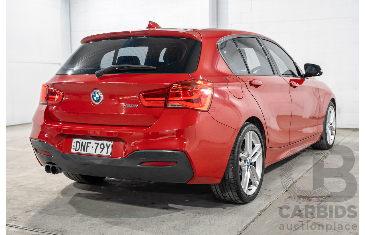 4/2017 BMW 125i M Sport F20 5d Hatchback Melbourne Red Metallic Turbo 2.0L