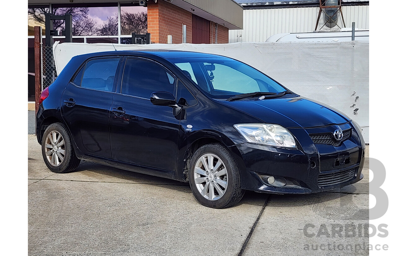09/2007 Toyota Corolla Conquest ZRE152R 5d Hatchback Black 1.8L