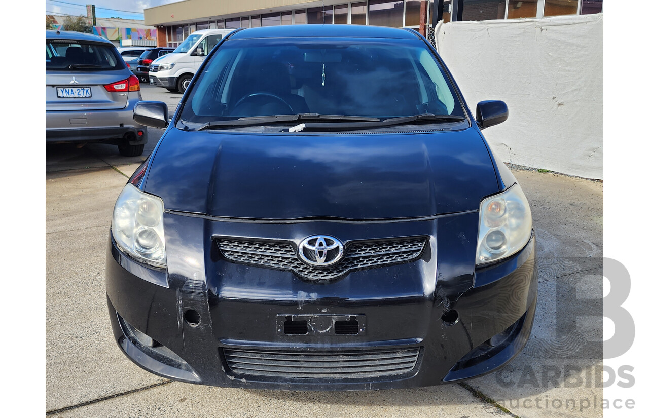 09/2007 Toyota Corolla Conquest ZRE152R 5d Hatchback Black 1.8L
